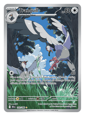 Tranquill 149/086 - Pokémon TCG Black Bolt card