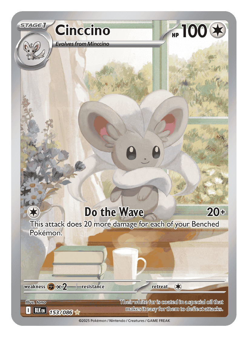 Cinccino 153/086 - Pokémon TCG Black Bolt card
