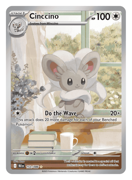Cinccino 153/086 - Pokémon TCG Black Bolt card