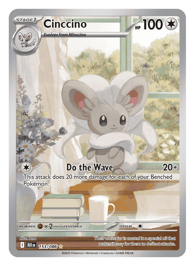 Cinccino 153/086 - Pokémon TCG Black Bolt card