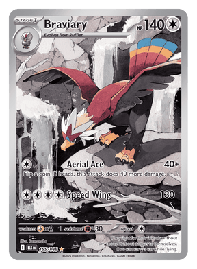 Braviary 155/086 - Pokémon TCG Black Bolt card