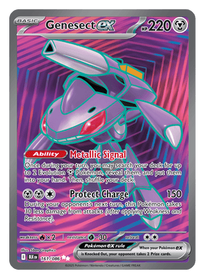 Genesect ex 161/086 - Pokémon TCG Black Bolt card
