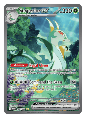 Serperior ex 164/086 - Pokémon TCG Black Bolt card