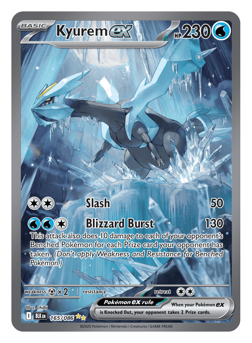 Kyurem ex 165/086 - Pokémon TCG Black Bolt card