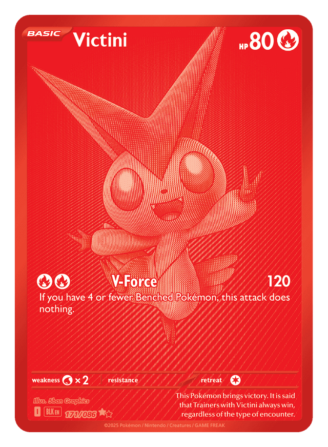 Victini 171/086 - Pokémon TCG Black Bolt card