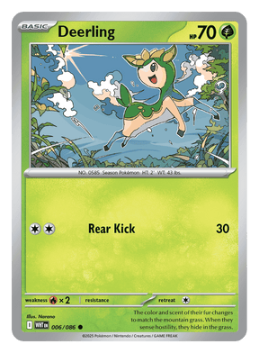Deerling 006/086 - Pokémon TCG White Flare card