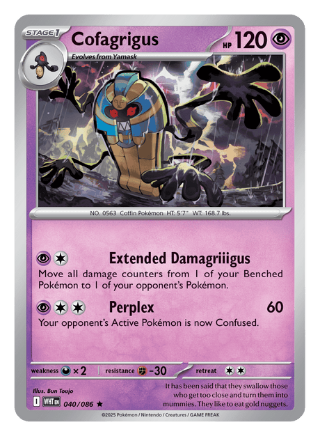 Cofagrigus 040/086 - Pokémon TCG White Flare card