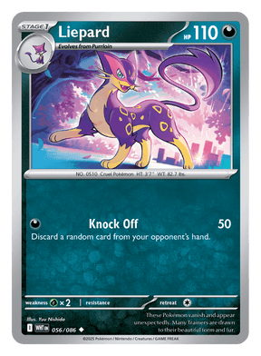Liepard 056/086 - Pokémon TCG White Flare card