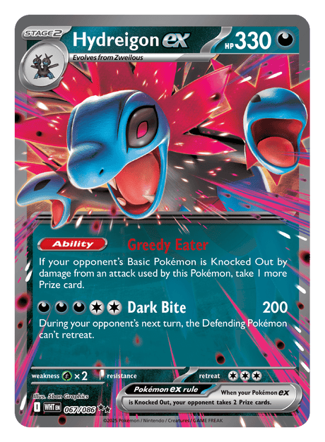 Hydreigon ex 067/086 - Pokémon TCG White Flare card