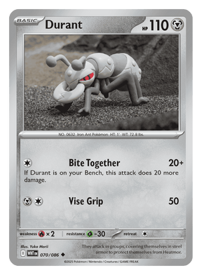 Durant 070/086 - Pokémon TCG White Flare card