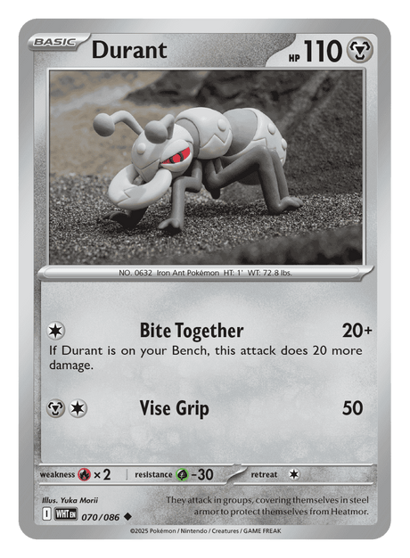 Durant 070/086 - Pokémon TCG White Flare card