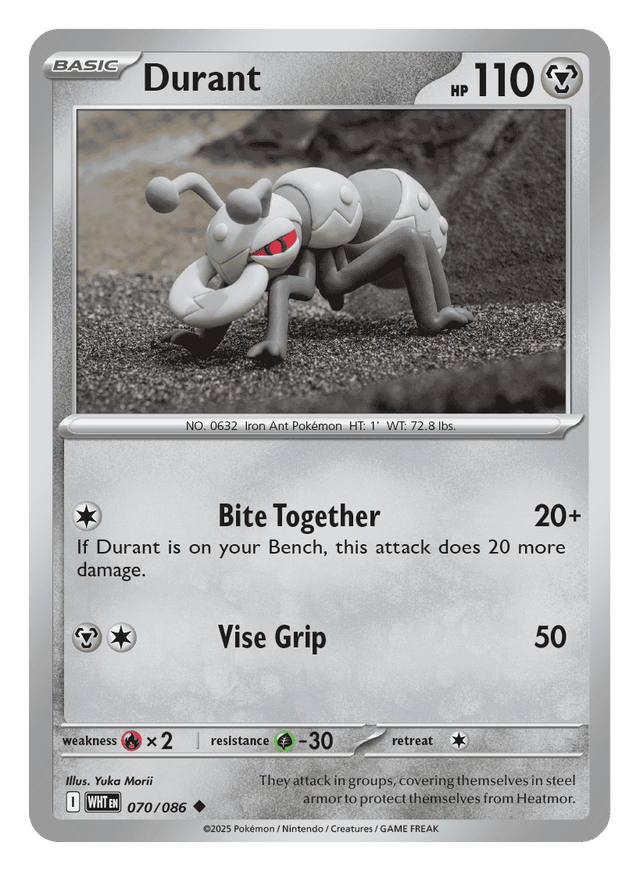 Durant 070/086 - Pokémon TCG White Flare card