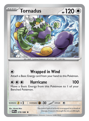 Tornadus 078/086 - Pokémon TCG White Flare card