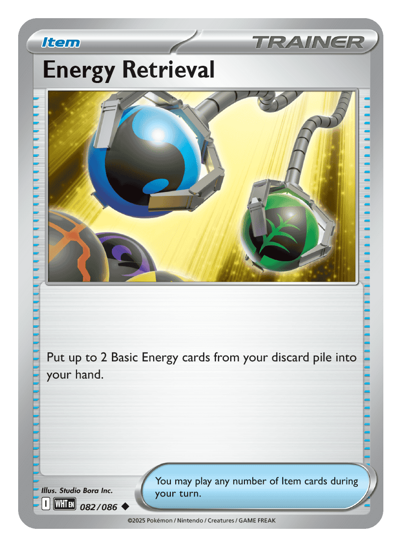 Energy Retrieval 082/086 - Pokémon TCG White Flare card