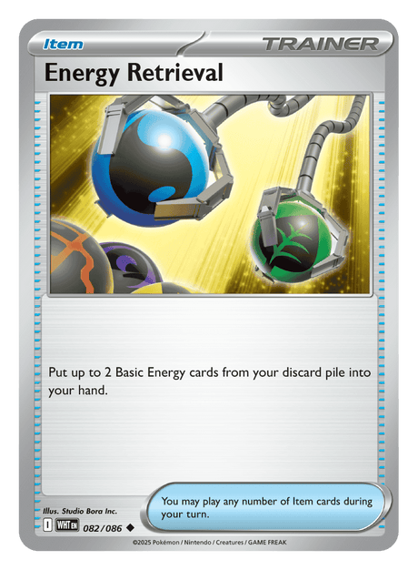 Energy Retrieval 082/086 - Pokémon TCG White Flare card