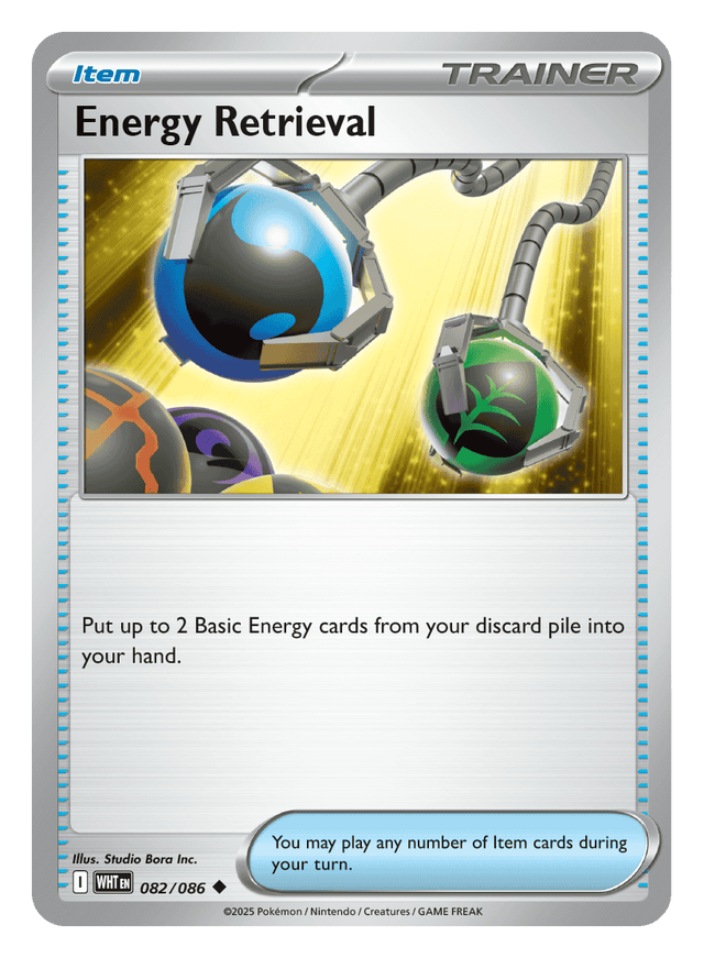 Energy Retrieval 082/086 - Pokémon TCG White Flare card