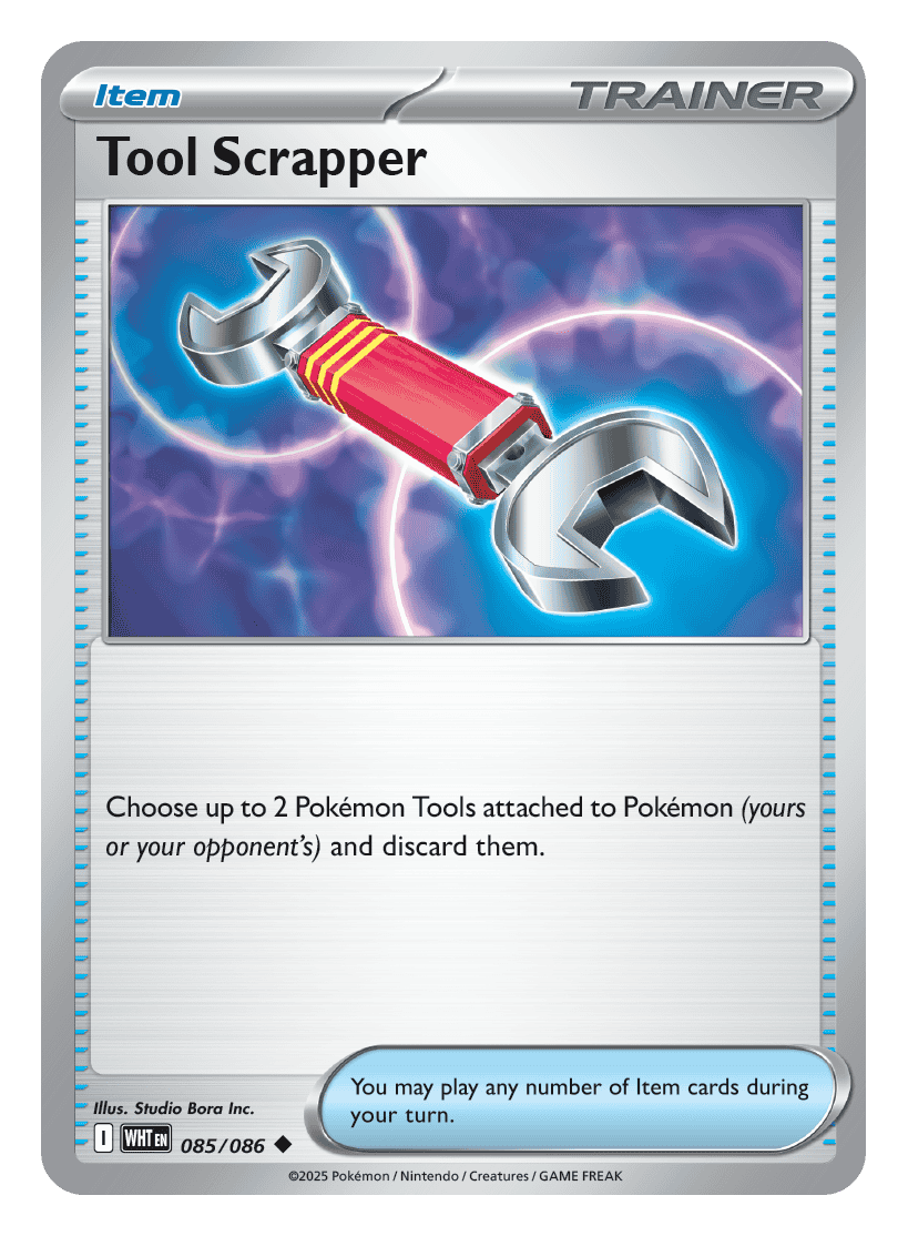 Tool Scrapper 085/086 - Pokémon TCG White Flare card