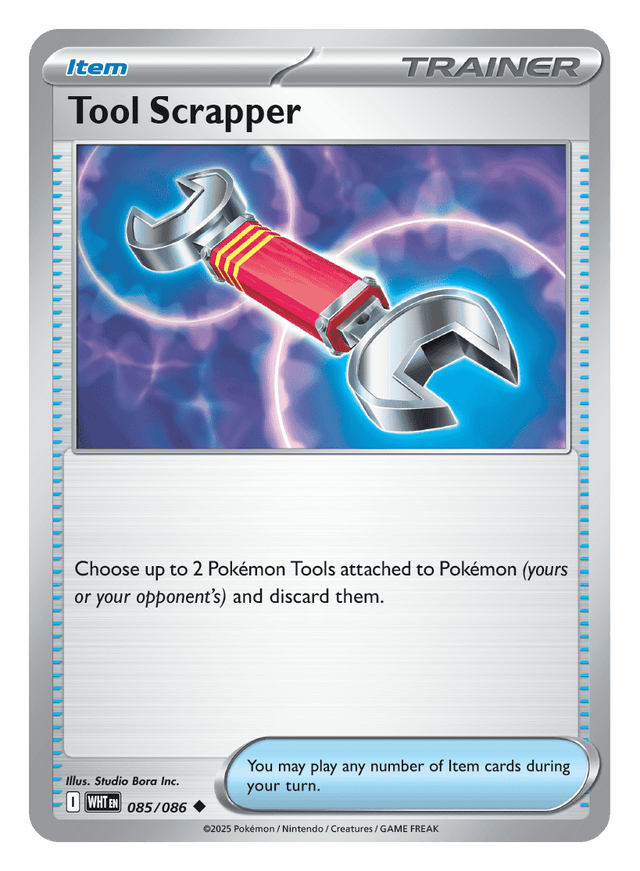 Tool Scrapper 085/086 - Pokémon TCG White Flare card