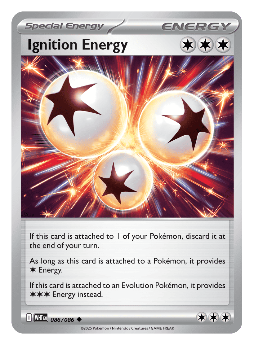 Ignition Energy 086/086 - Pokémon TCG White Flare card