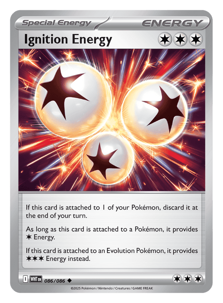Ignition Energy 086/086 - Pokémon TCG White Flare card
