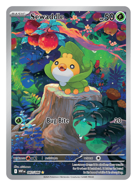 Sewaddle 087/086 - Pokémon TCG White Flare card