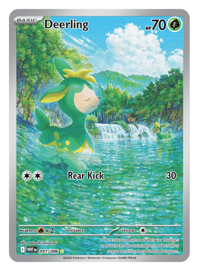 Deerling 091/086 - Pokémon TCG White Flare card