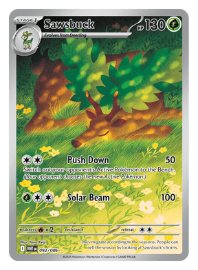 Sawsbuck 092/086 - Pokémon TCG White Flare card