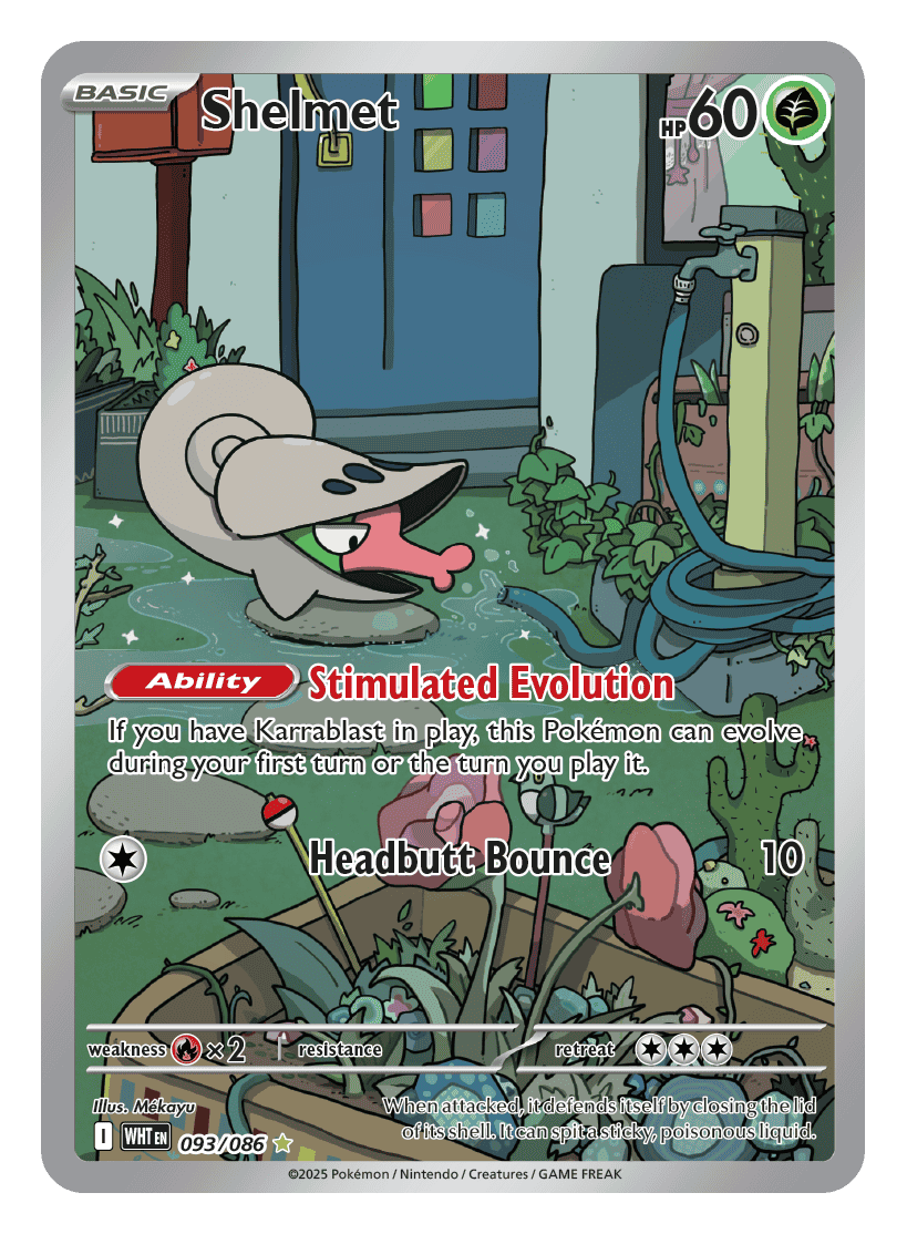 Shelmet 093/086 - Pokémon TCG White Flare card