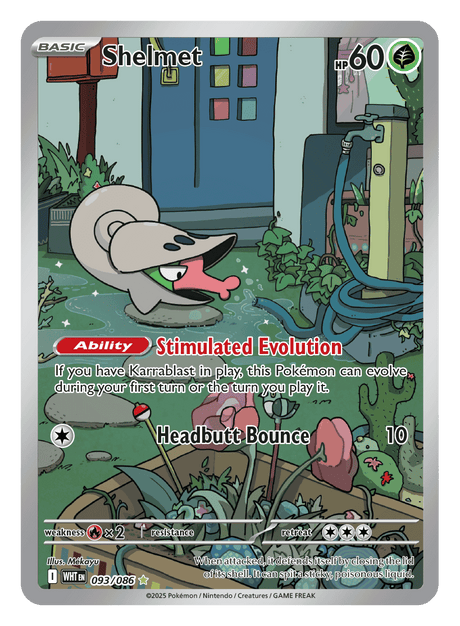 Shelmet 093/086 - Pokémon TCG White Flare card