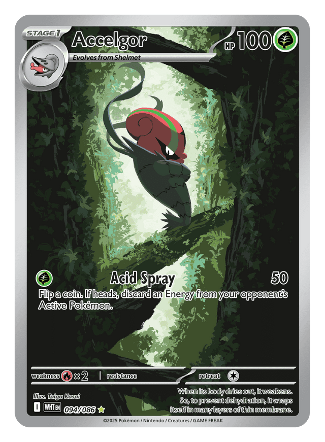 Accelgor 094/086 - Pokémon TCG White Flare card