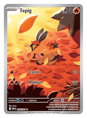 Tepig 096/086 - Pokémon TCG White Flare card