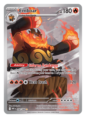 Emboar 098/086 - Pokémon TCG White Flare card