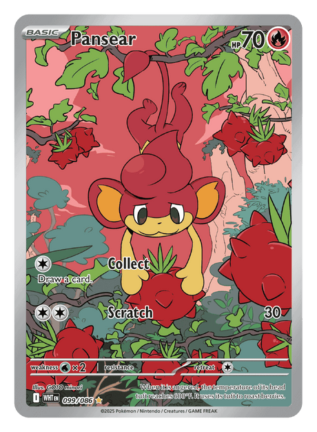 Pansear 099/086 - Pokémon TCG White Flare card
