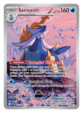 Samurott 107/086 - Pokémon TCG White Flare card