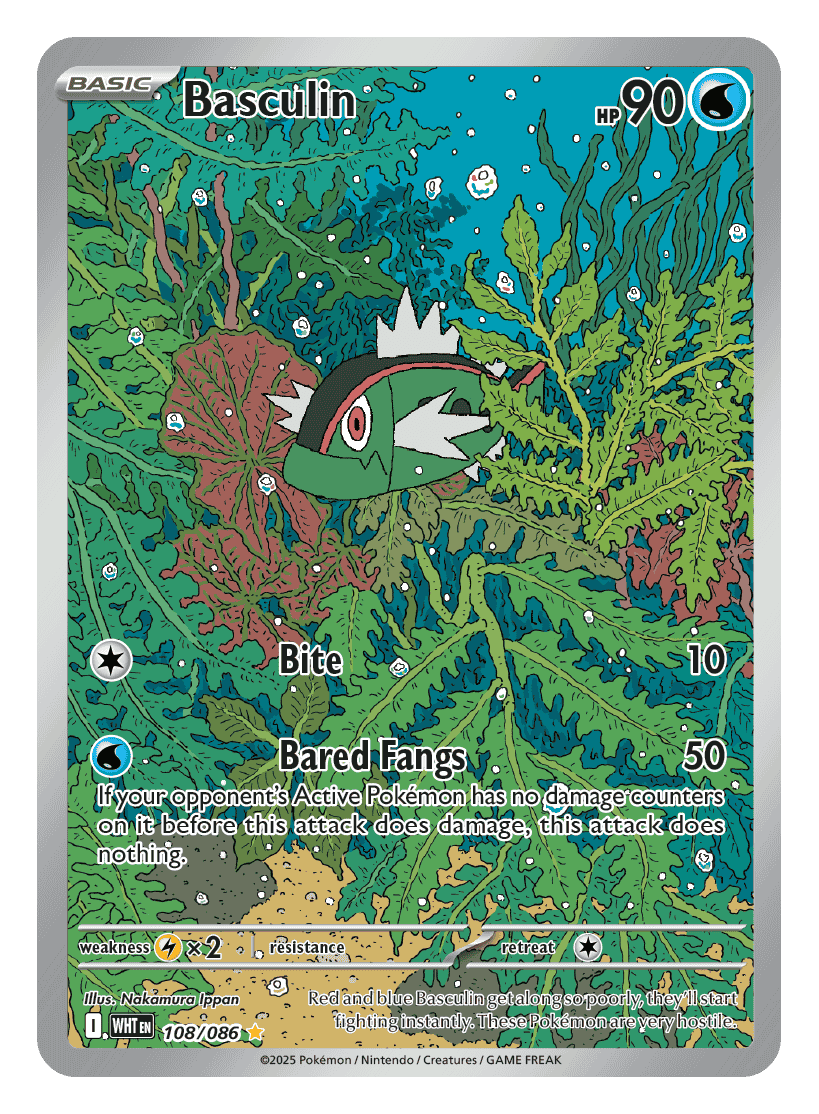 Basculin 108/086 - Pokémon TCG White Flare card