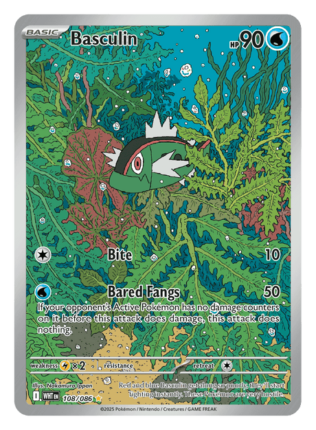 Basculin 108/086 - Pokémon TCG White Flare card