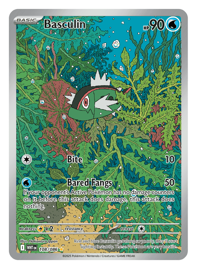 Basculin 108/086 - Pokémon TCG White Flare card