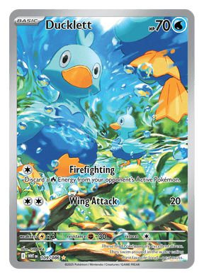 Ducklett 109/086 - Pokémon TCG White Flare card