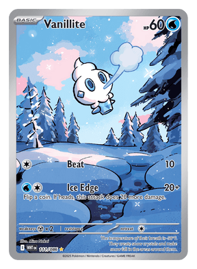 Vanillite 111/086 - Pokémon TCG White Flare card