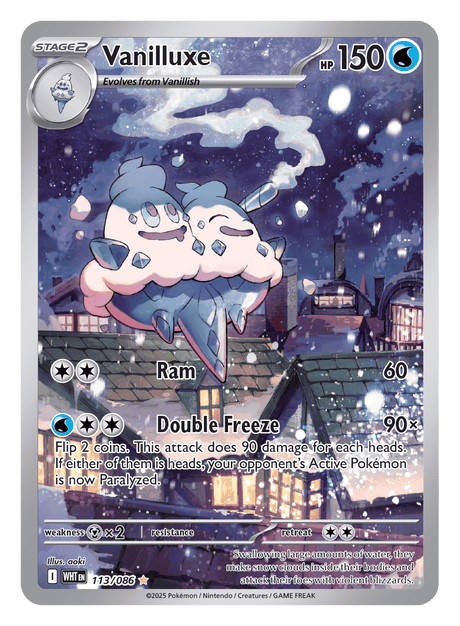 Vanilluxe 113/086 - Pokémon TCG White Flare card
