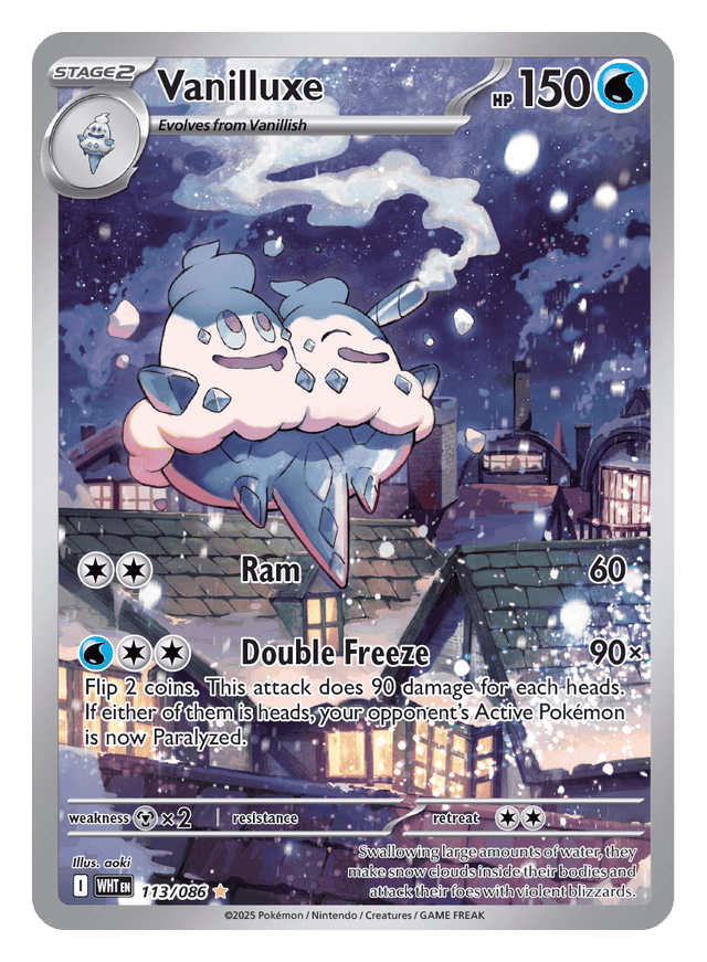 Vanilluxe 113/086 - Pokémon TCG White Flare card