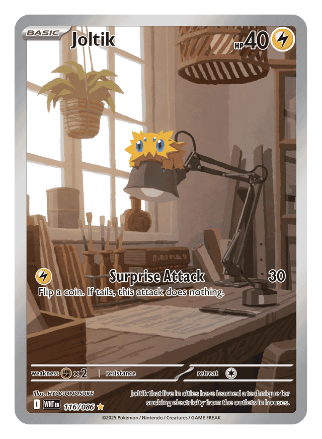 Joltik 116/086 - Pokémon TCG White Flare card