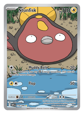 Stunfisk 118/086 - Pokémon TCG White Flare card
