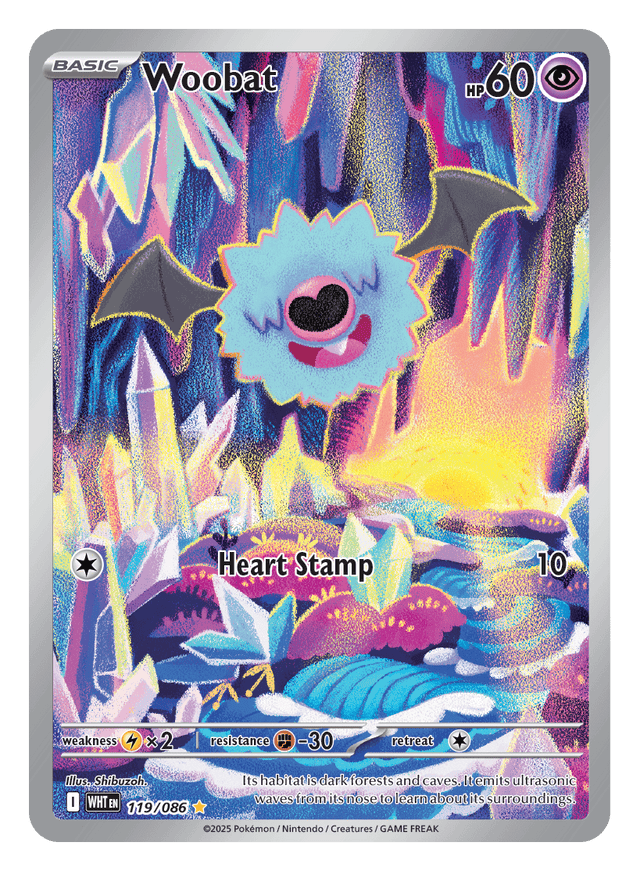 Woobat 119/086 - Pokémon TCG White Flare card