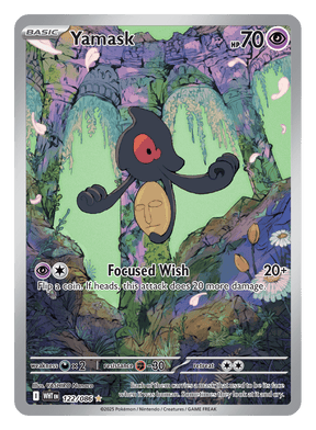 Yamask 122/086 - Pokémon TCG White Flare card