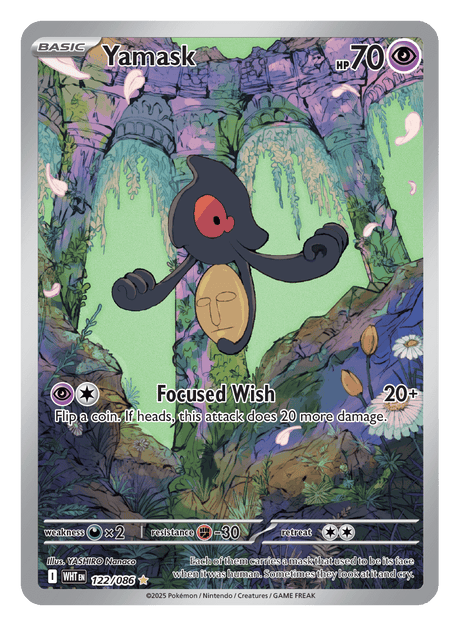 Yamask 122/086 - Pokémon TCG White Flare card