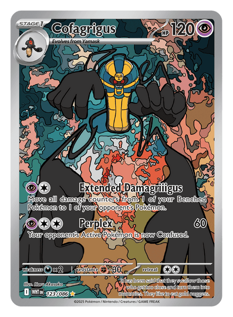Cofagrigus 123/086 - Pokémon TCG White Flare card