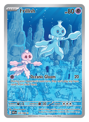 Frillish 126/086 - Pokémon TCG White Flare card