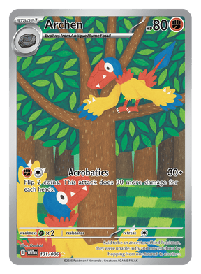 Archen 131/086 - Pokémon TCG White Flare card