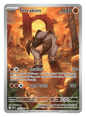 Terrakion 135/086 - Pokémon TCG White Flare card
